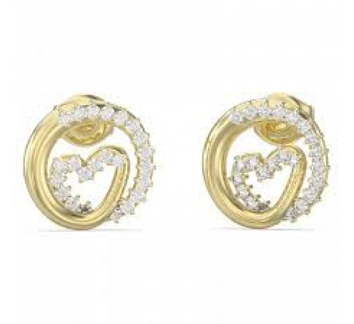 PENDIENTES GUESS ACERO DORADO CIRCONITAS JUBE05528JWYGT-U