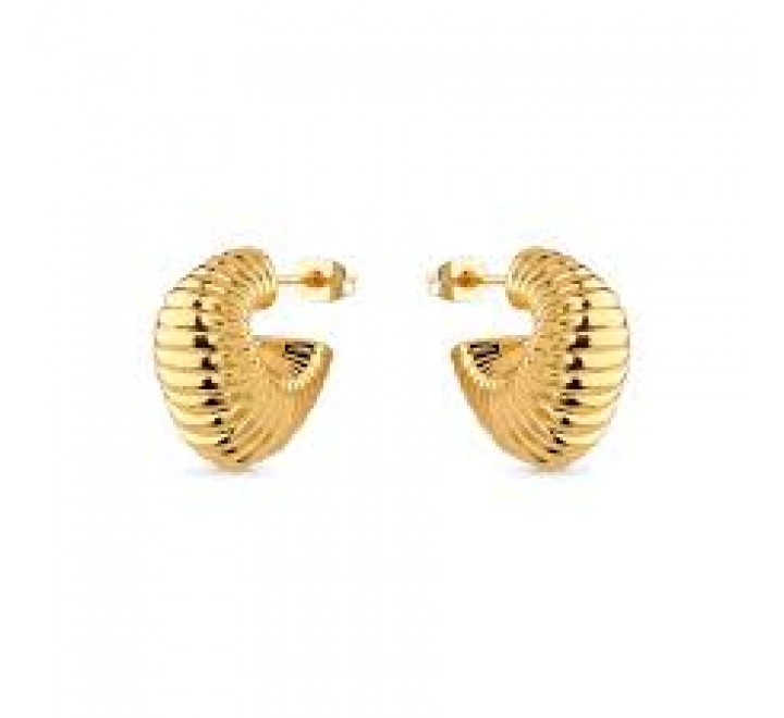 PENDIENTES GUESS ACERO DORADO ARO JUBE05337JWYGT-U