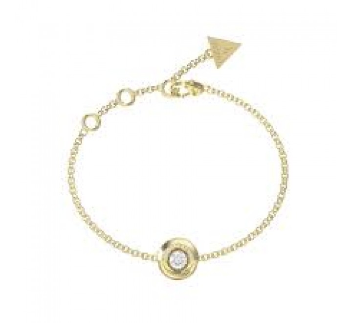 PULSERA GUESS ACERO DORADO CIRCONITAS JUBB05378JWYGS