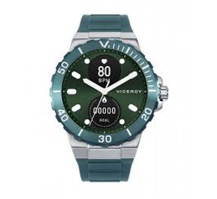 RELOJ VICEROY SMART ACERO VERDE CORREA SILICONA 41163-60