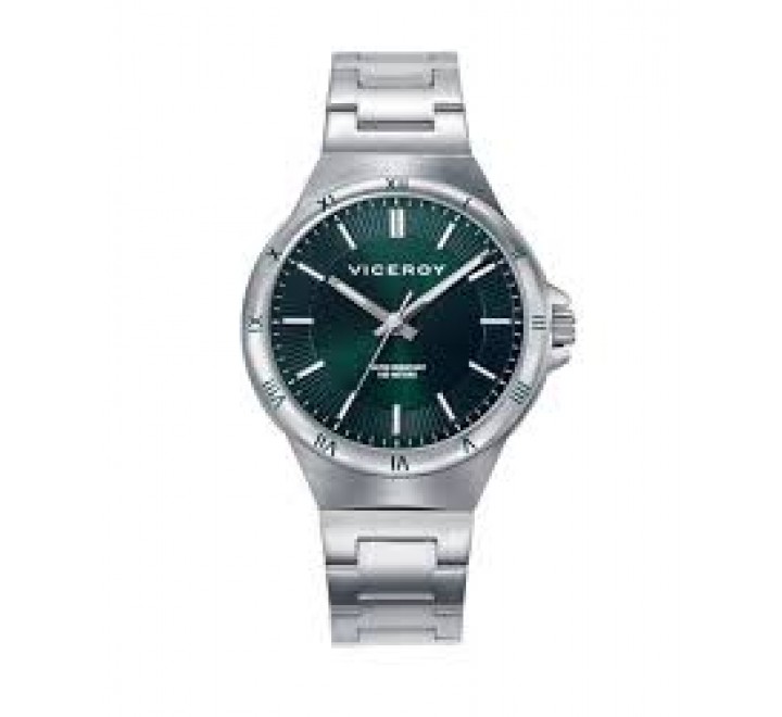 RELOJ VICEROY CAJA Y ARMIS ACERO ESFERA VERDE 401294-67