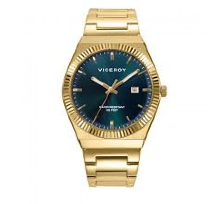 RELOJ VICEROY CAJA Y ARMIS ACERO DORADO 401433-67