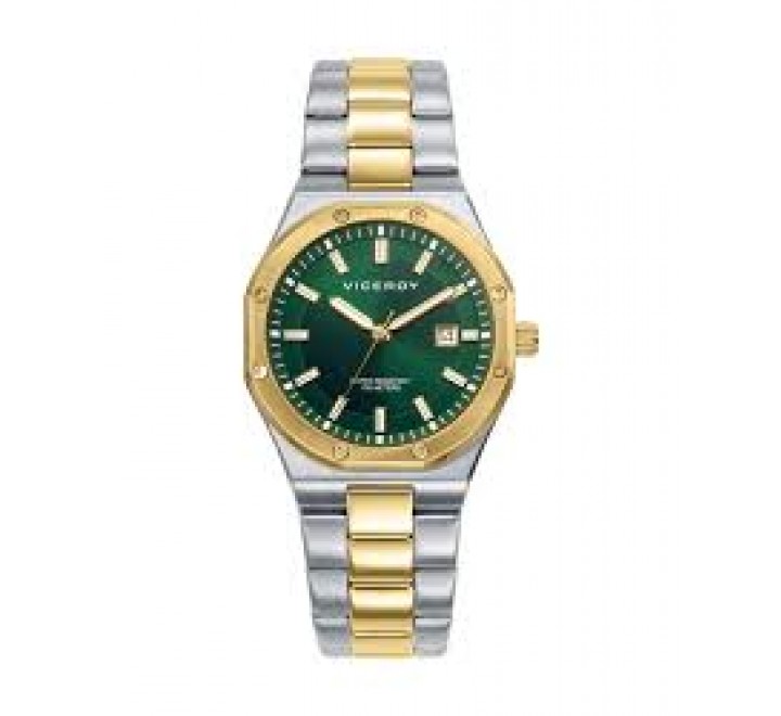 RELOJ VICEROY CAJA Y ARMIS BICOLOR DORADO 401316-67