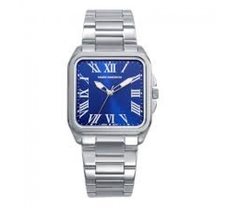 RELOJ MARK MADDOX CUADRADO ESFERA AZUL MM0143-32