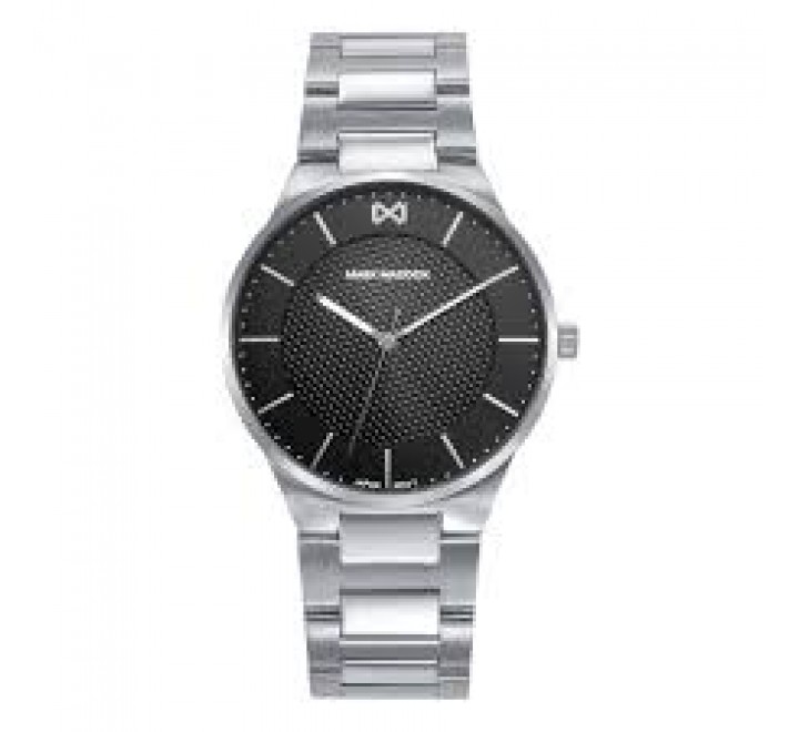 RELOJ MARK MADDOX ACERO ESFERA NEGRA HM1028-57