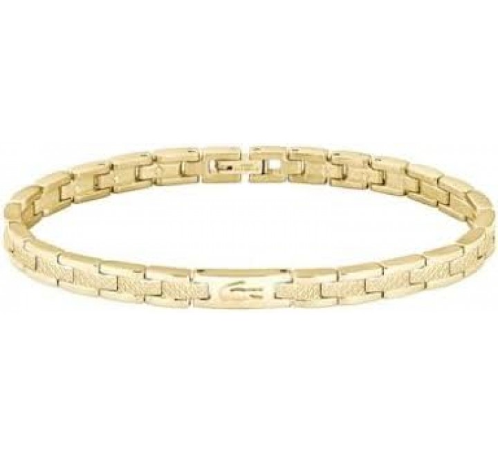 PULSERA LACOSTE ACERO DORADO ESLABONES 2040465