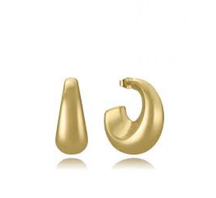 PENDIENTES VICEROY ACERO DORADO ARO LISO 75420E01012
