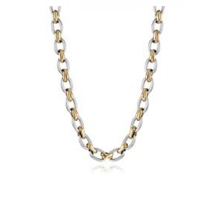 GARGANTILLA VICEROY ACERO BICOLOR DORADO 75363C01019