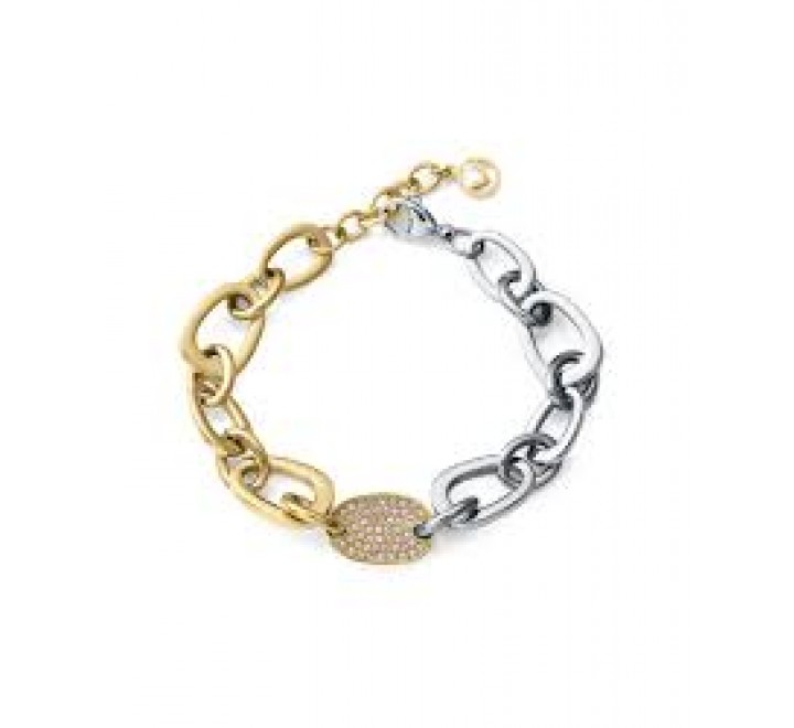 PULSERA VICEROY ACERO BICOLOR DORADO 75408P01012