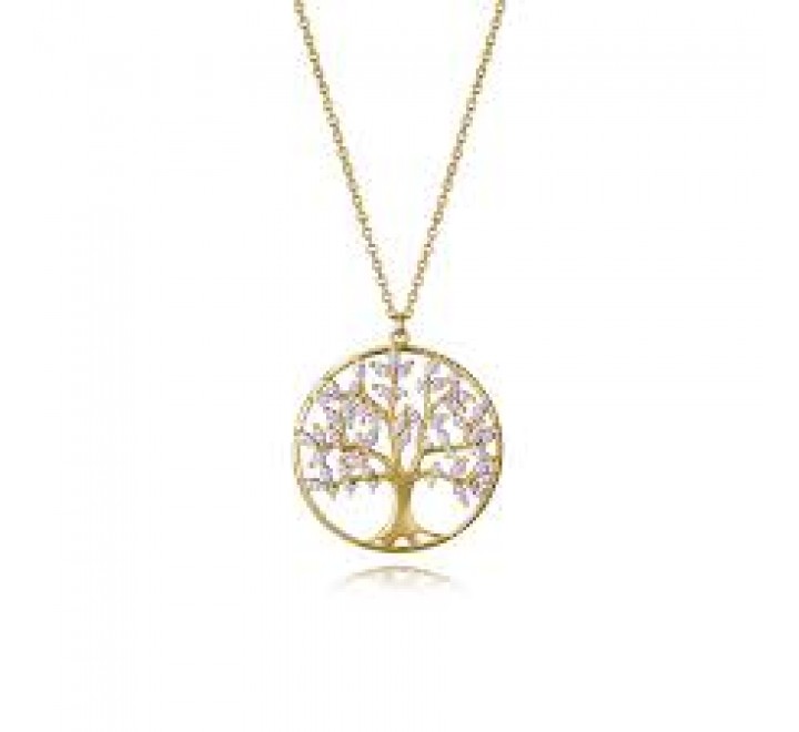 GARGANTILLA VICEROY PLATA DORADA ARBOL 9148C100-30