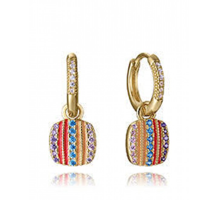 PENDIENTES VICEROY PLATA DORADA ARO CIRCONITAS 15131E100-39