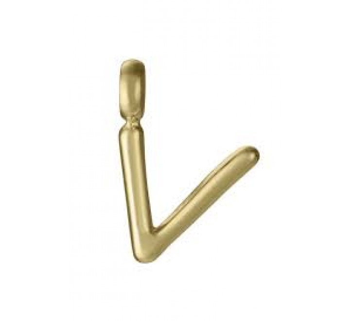 COLGANTE VICEROY ACERO DORADO LETRA V 15200M01012V