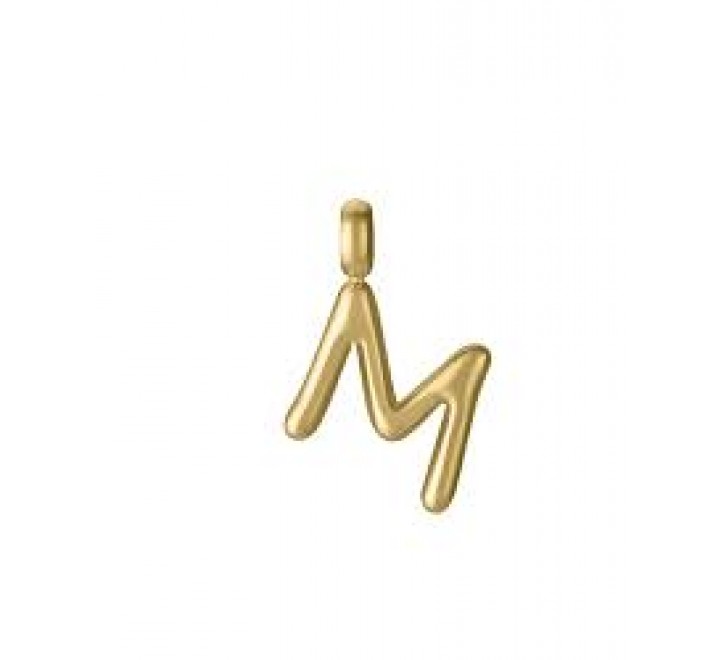 COLGANTE VICEROY ACERO DORADO LETRA M 15200M01012M