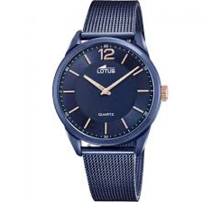 RELOJ LOTUS CAJA Y ARMIS ACERO AZUL ESFERA AZUL 18735/A