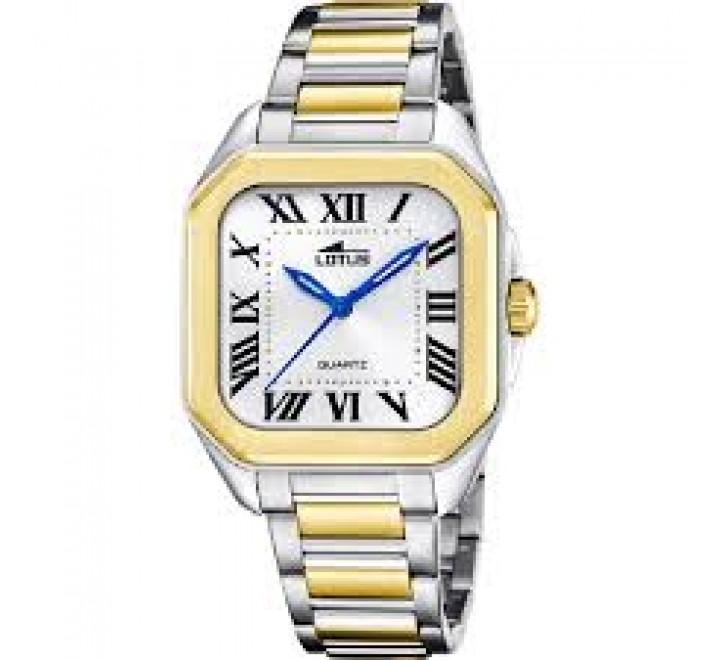 RELOJ LOTUS CAJA Y ARMIS ACERO BICOLOR DORADO 18969/1