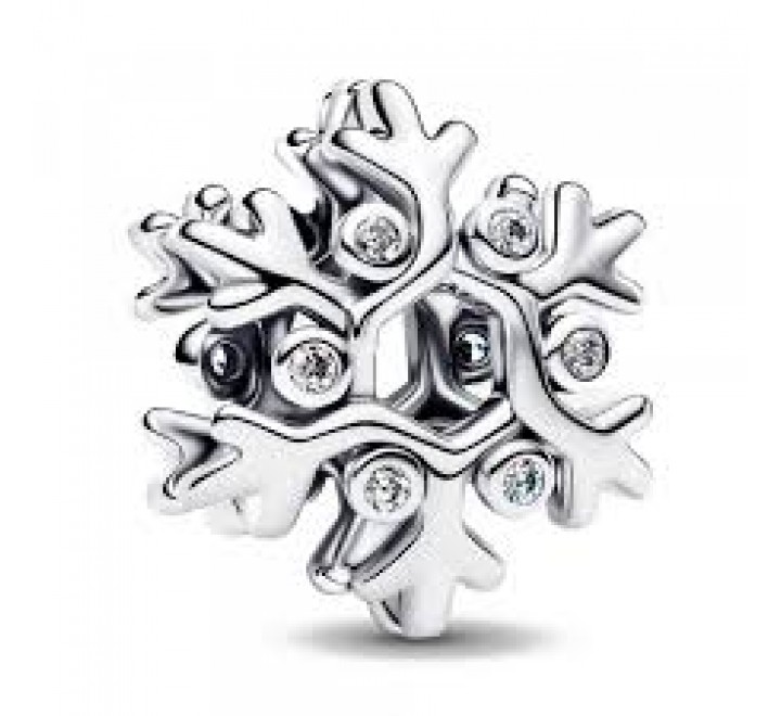CHARM PANDORA PLATA COPO DE NIEVE CIRCONITAS 794249C01