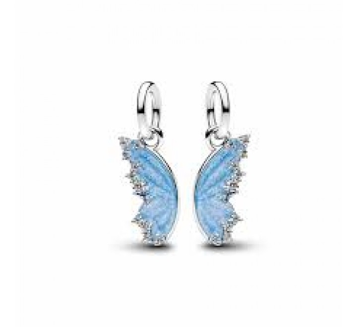 CHARM PANDORA PLATA DIVISIBLE MARIPOSA AZUL 794244C01