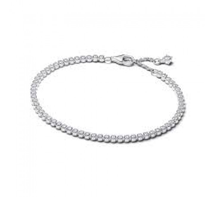 PULSERA PANDORA PLATA CIRCONITAS 18CM 593927C01-18