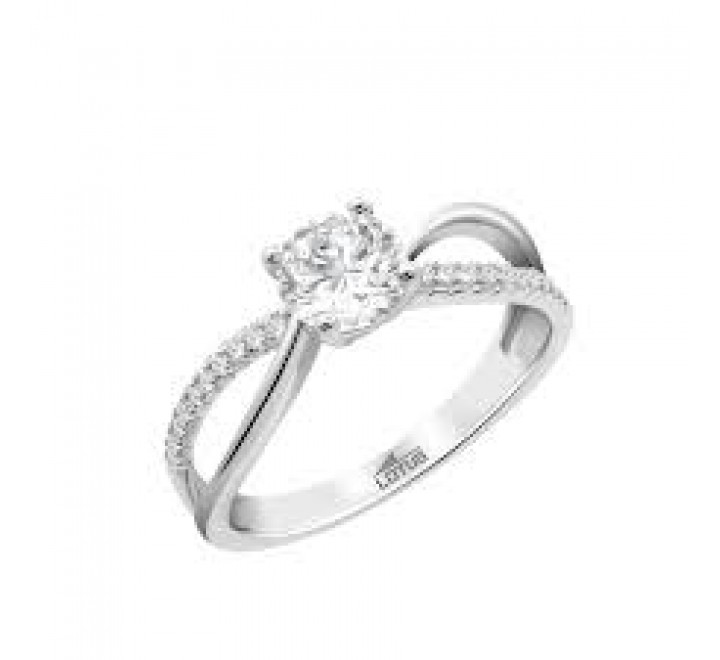 ANILLO LOTUS PLATA CON CIRCONITAS N?14 LP3742-3/114