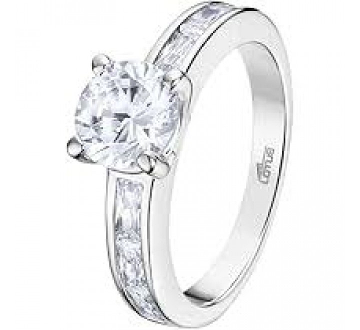 ANILLO LOTUS PLATA CIRCONITAS N?14 LP3444-3/114