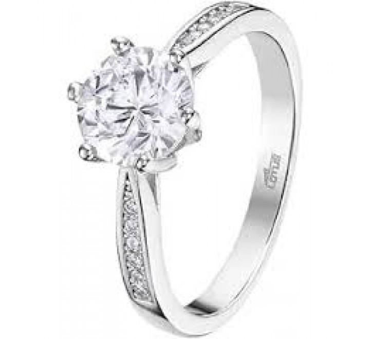 ANILLO PANDORA PLATA CIRCONITAS CON GARRAS N?16 LP3442-3/116