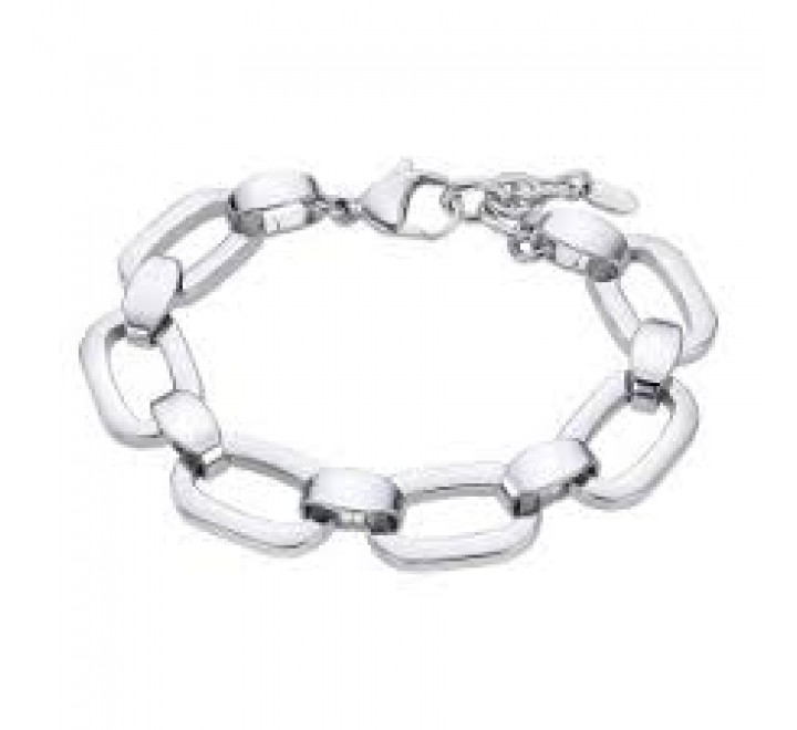 PULSERA LOTUS ACERO ESLABONES LISOS LS2581/2/1