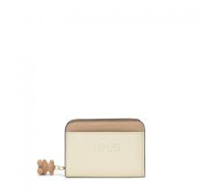 BILLETERA M TOUS DOBLE AUDREE SAFF BEIGE-ARENA 2002360501