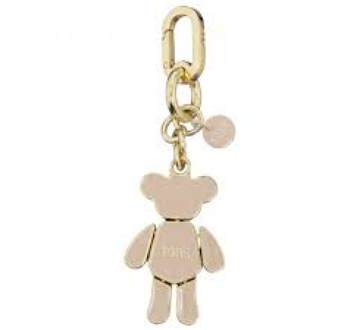 LLAVERO TOUS PUPPET BEAR BEIGE-DORADO 2002377001