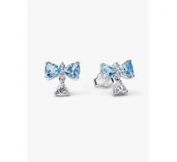 PENDIENTES PANDORA PLATA LAZO AZUL LOS BRIDGERTON 294336C01