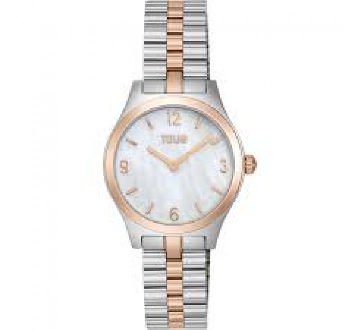 RELOJ TOUS CAJA Y ARMIS ACERO BICOLOR ROSADO 3000149300