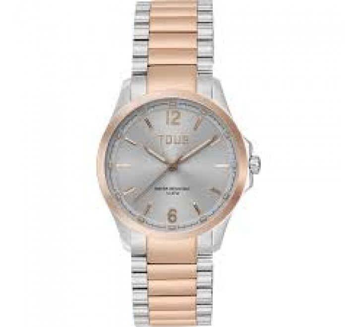 RELOJ TOUS CAJA Y ARMIS ACERO BICOLOR ROSADO 3000148600