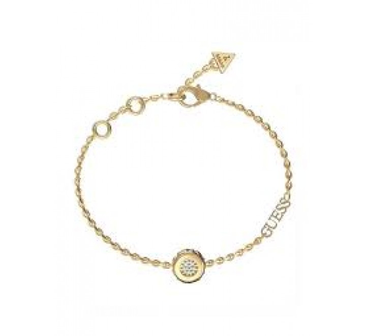PULSERA GUESS ACERO DORADO CIRCONITAS JUBB04594JYGS