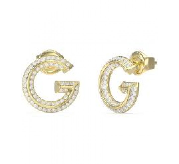 PENDIENTES GUESS ACERO DORADO G CIRCONITAS JUBE05443JWYGT-U