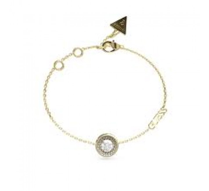 PULSERA GUESS ACERO DORADO CIRCONITAS JUBB03399JWYGS