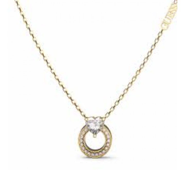 GARGANTILLA GUESS ACERO DORADO CIRCONITAS JUBN04662JWYGT-U