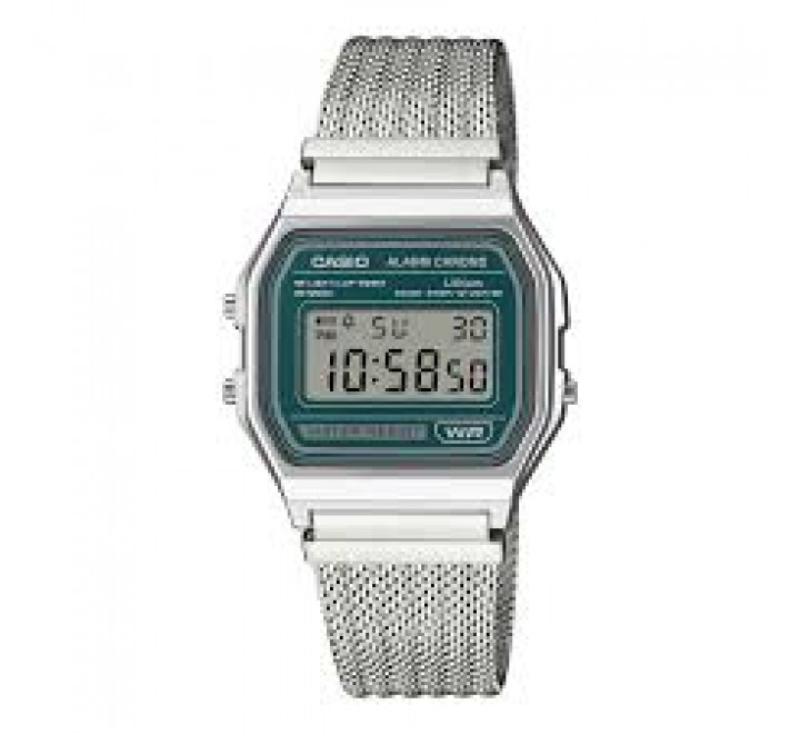 CASIO DIGITAL A158WEM-3EF ESFERA VERDE