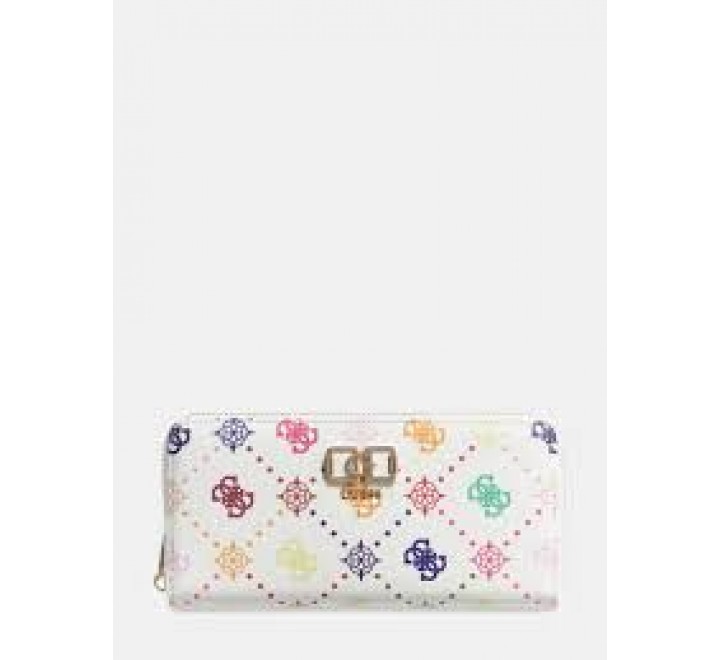 BILLETERA GUESS EMELIE LOGO SLG LRG ZIP SWGM9928146 MUO