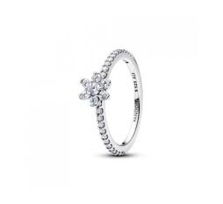 ANILLO PANDORA PLATA FLOR CON CIRCONITAS Nº12 194499C01-52