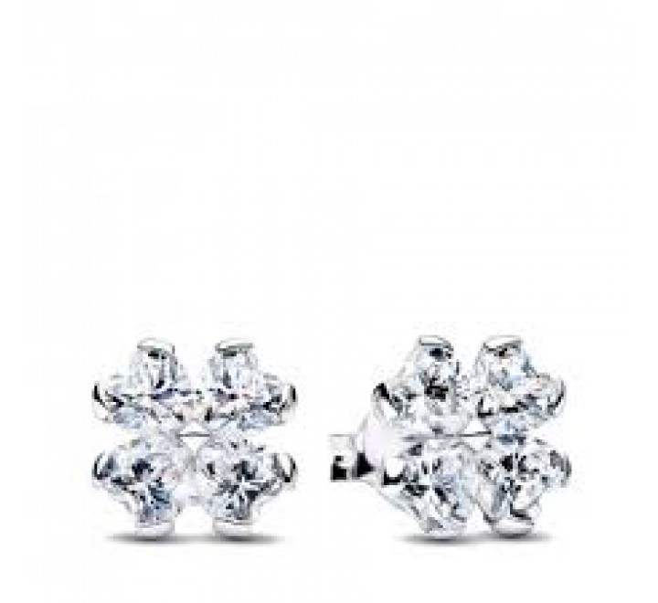 PENDIENTES PANDORA PLATA TREBOL SUERTE BRILLANTE 294500C01