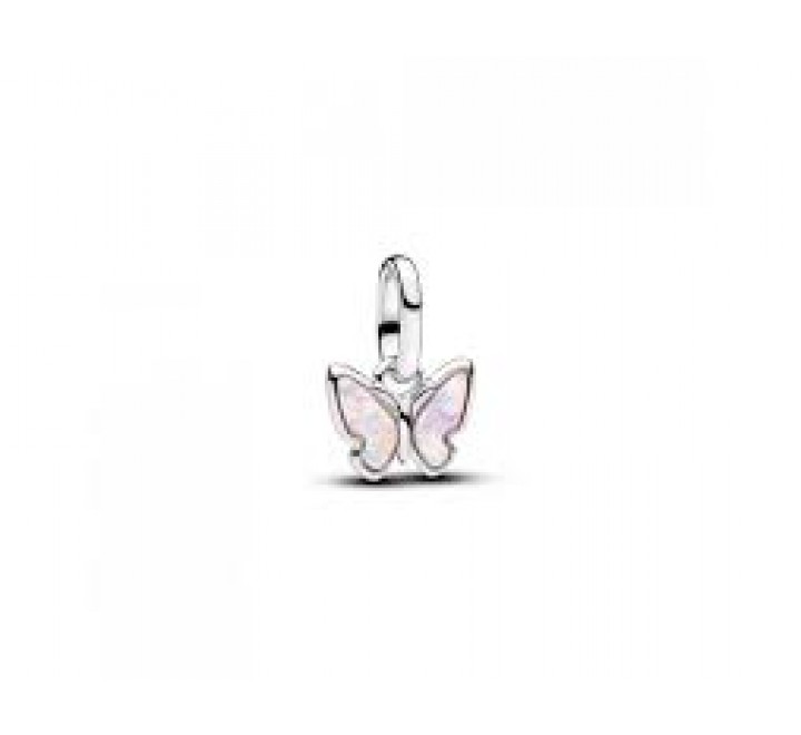 CHARM PANDORA PLATA MINI MARIPOSA ROSA 793825C01