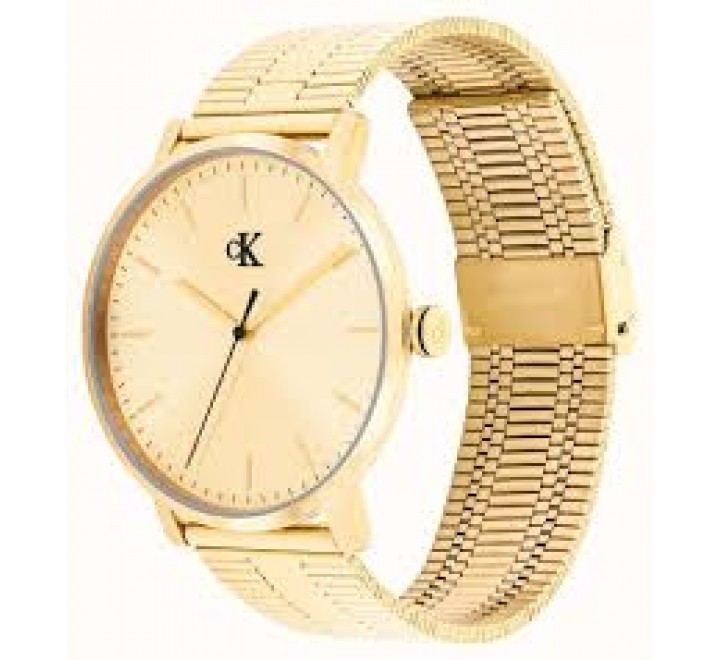 RELOJ CALVIN KLEIN CAJA Y ARMIS ACERO DORADO 25200549