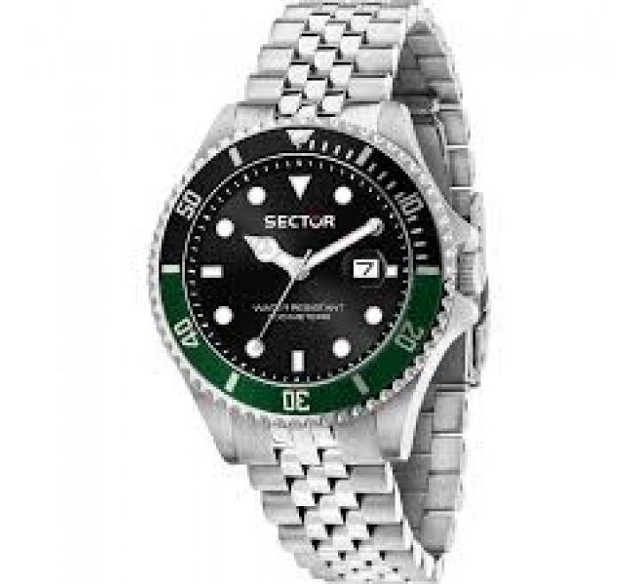 RELOJ SECTOR CAJA 43MM Y ARMIS ACERO ESFERA NEGR R3253161052