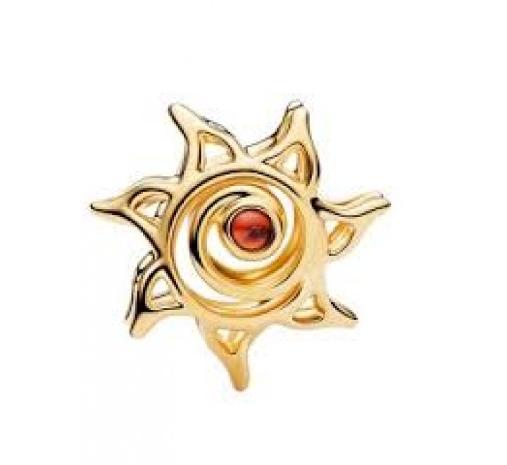 CHARM PANDORA PLATA DORADA SOL EN FILIGRANA 764625C01