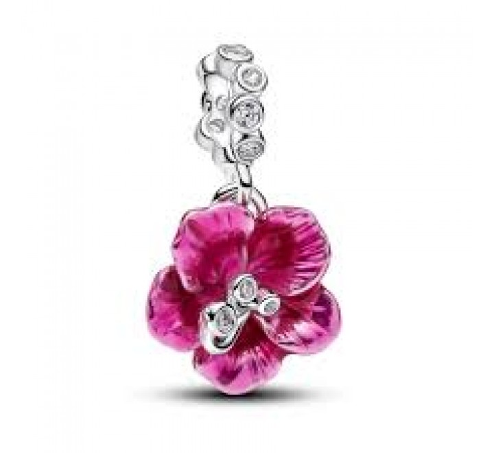 CHARM PANDORA PLATA FLOR DE HIBISCO 794698C01