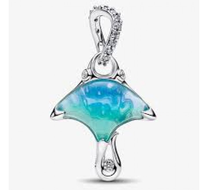 CHARM PANDORA PLATA MANTA RAYA NACAR ESPIRITU LIBR 794685C01