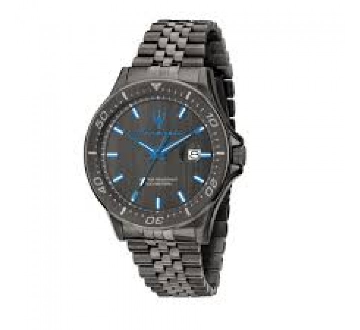 RELOJ MASERATI ACERO GRIS CAJA 44MM AGUJAS AZUL R8853154003