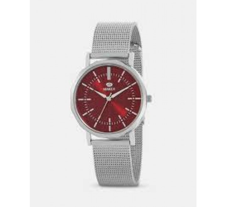 RELOJ MAREA CAJA Y ARMIS ACERO ESFERA ROJA B41404/2