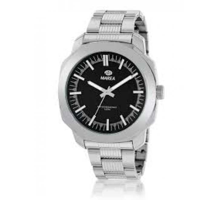 RELOJ MAREA CAJA Y ARMIS ACERO ESFERA NEGRA B41448/1