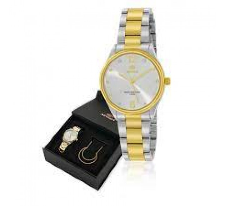 RELOJ MAREA CAJA Y ARMIS BICOLOR DORADO CON REGALO B21192/12