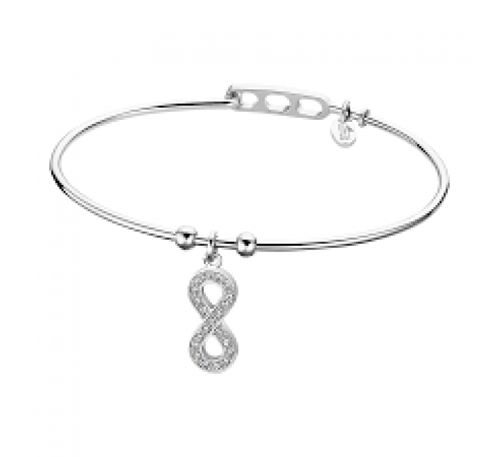 PULSERA LOTUS ACERO RIGIDA INFINITO COLGANDO LS2015/2/5